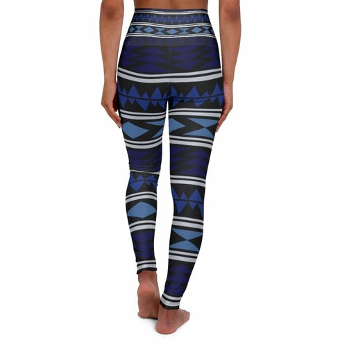 Womens High-waist Fitness Legging Yoga Pants - Dark Blue Chic Boho
